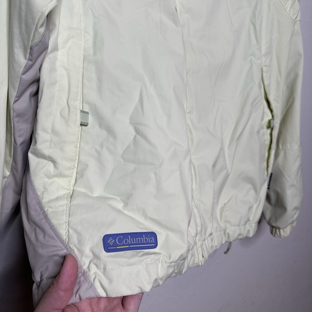VTG y2k Columbia Womens Windbreaker Size Large Packable Hiking Outdoor - Picture 3 of 8